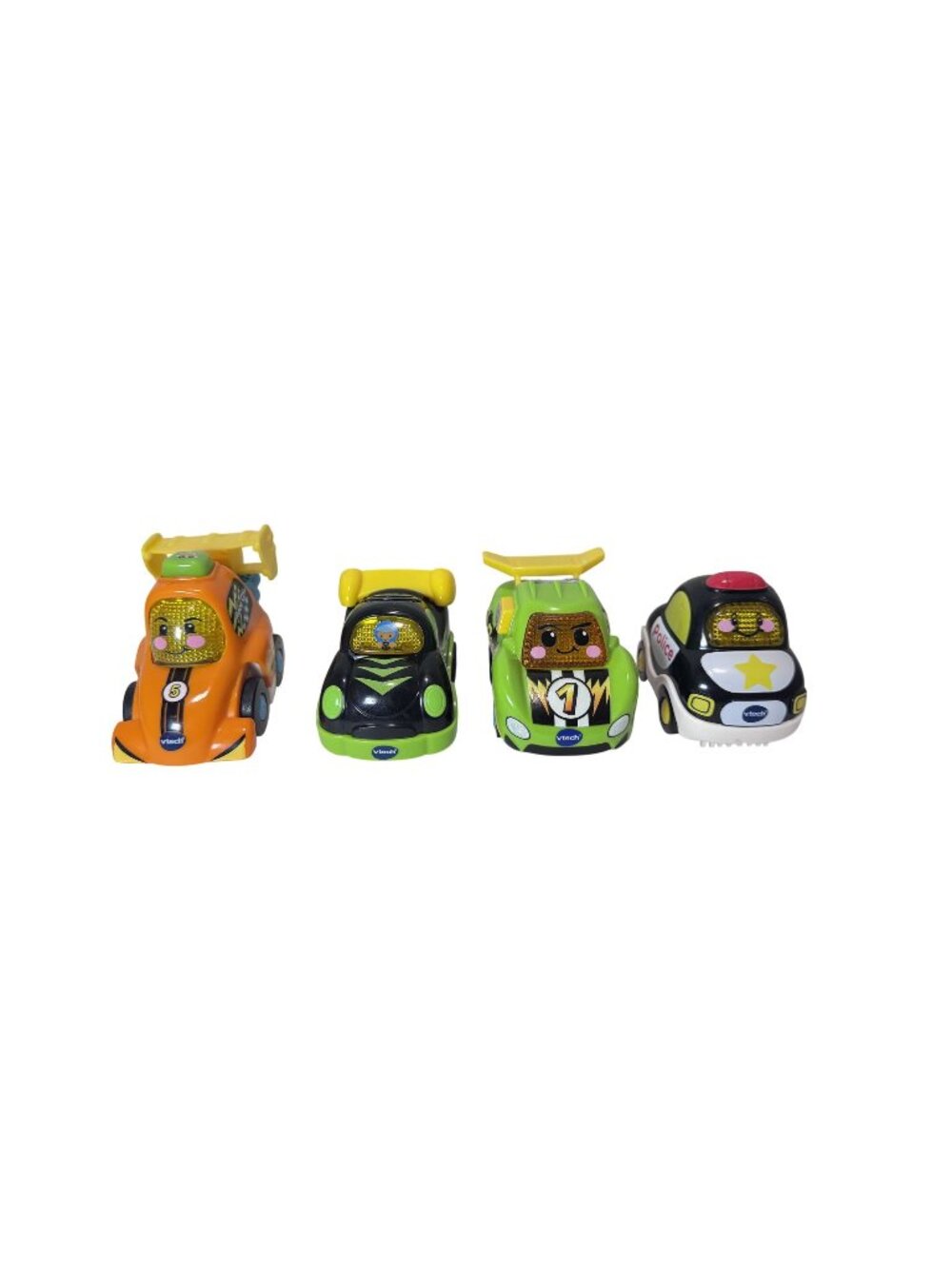 VTech Go Go Smart Wheels Race Cars & Police with Lights & Sounds Tested